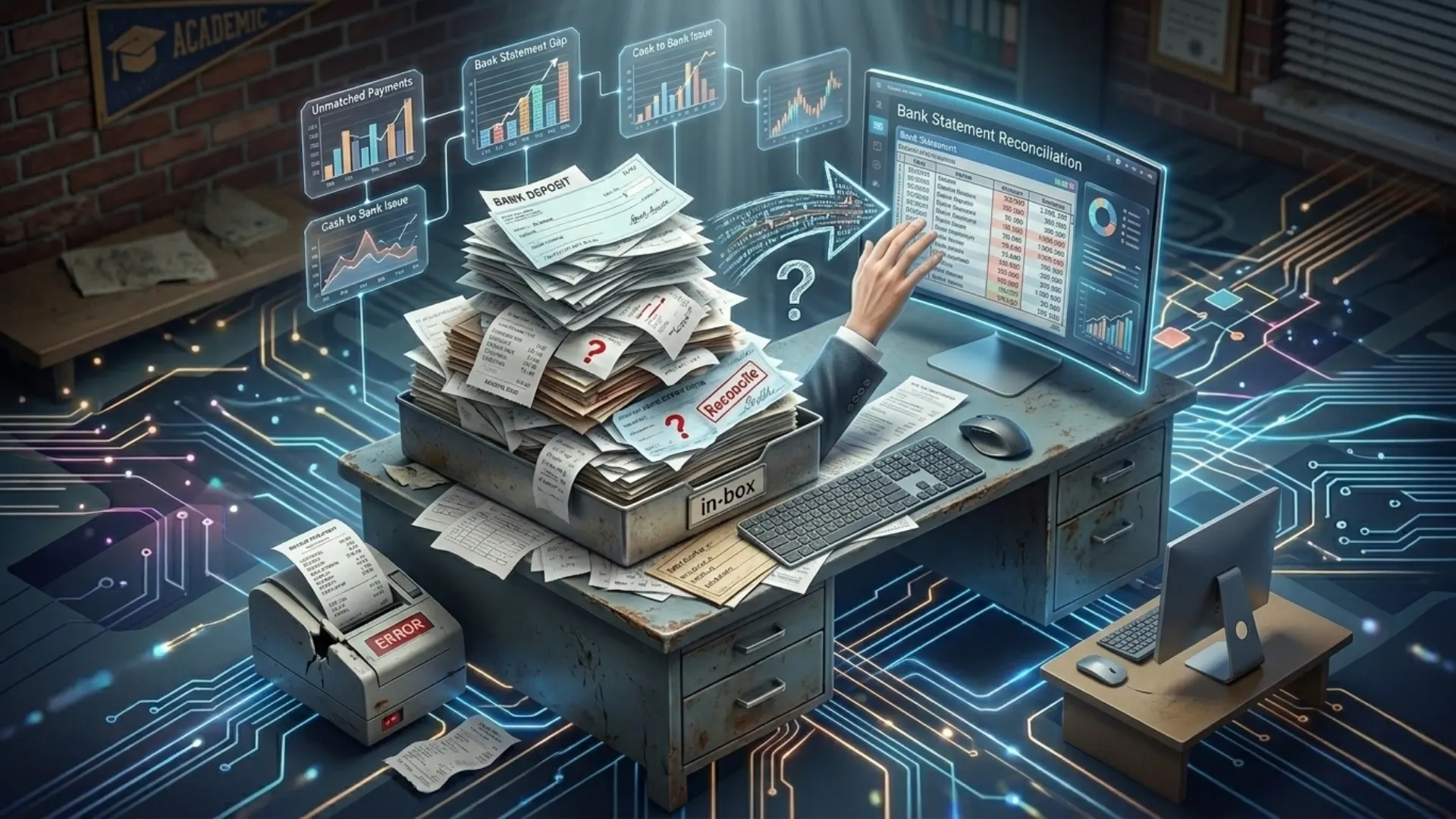 Why Fee Management Becomes a Headache in Colleges - this blog written by Synthesys